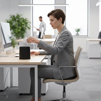 Poubelle de bureau 